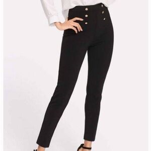Truth by Republic Hi Rise Pull On Skinny Ankle Pants, Black, XS